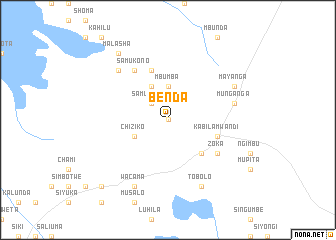 map of Benda
