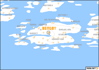 map of Bendby