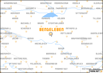 map of Bendeleben