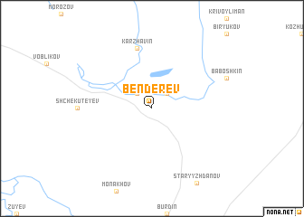 map of Benderev