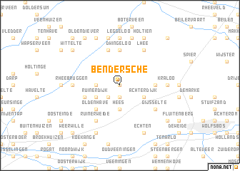 map of Bendersche