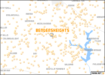 map of Benders Heights