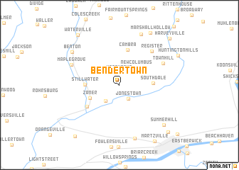 map of Bendertown