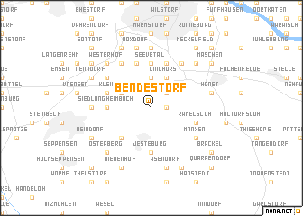 map of Bendestorf