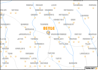 map of Bende