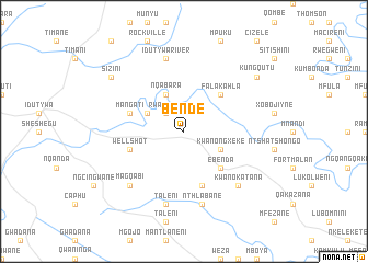 map of Bende