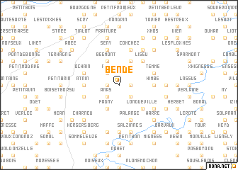 map of Bende