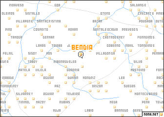 map of Bendía