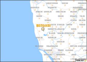 map of Bendikai