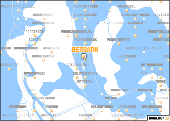 map of Bến Ðình