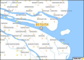 map of Bến Ðình