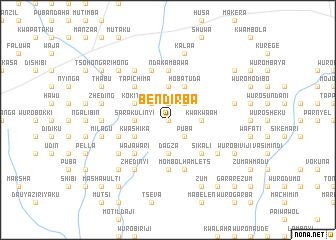 map of Bendirba