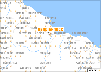 map of Bendish Rock