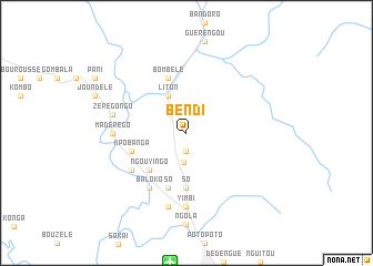 map of Bendi