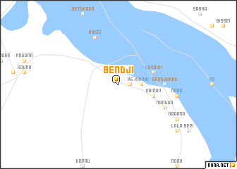 map of Bendji