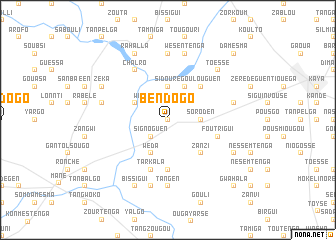 map of Bèndogo