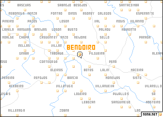 map of Bendoiro