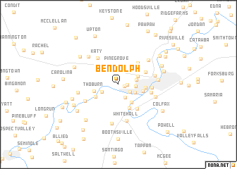map of Bendolph