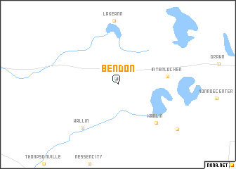 map of Bendon