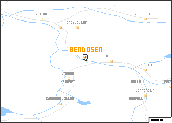 map of Bendosen