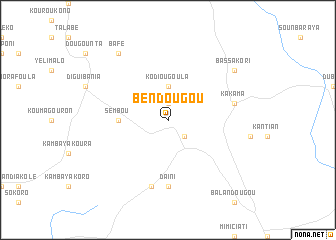 map of Bendougou