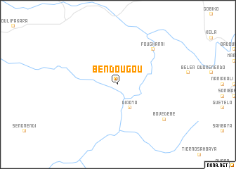 map of Bendougou