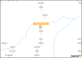 map of Bendouna