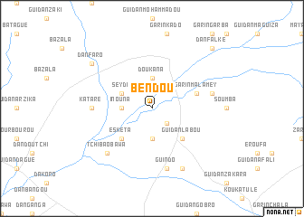 map of Bendou