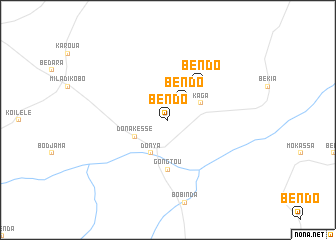 map of Bendo