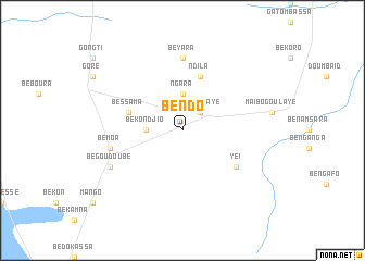 map of Bendo