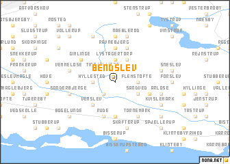 map of Bendslev
