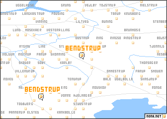 map of Bendstrup