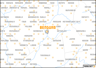 map of Benduma