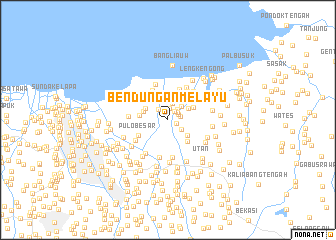 map of Bendunganmelayu