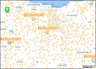 map of Bendungan