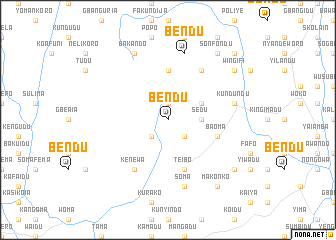 map of Bendu