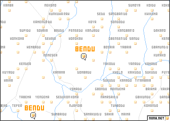 map of Bendu