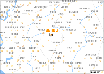 map of Bendu