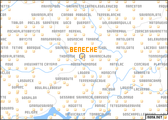 map of Benêche