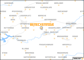 map of Beneckenrode