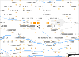 map of Benedeneind