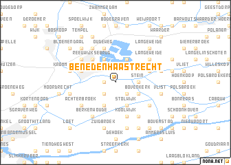 map of Beneden-Haastrecht