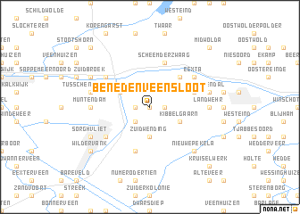map of Beneden Veensloot