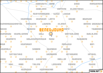 map of Béné Djouma