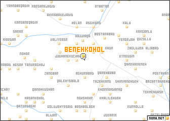 map of Beneh Kohol