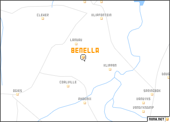 map of Benella