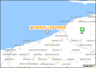 map of Bénerville-sur-Mer