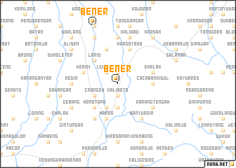 map of Bener