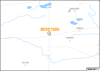 map of Benetook