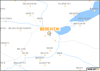 map of Benëvichi